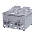 (Ce)Restaurant Equipment Commercial Counter Top 2-Tank 2-Basket Gas Continuous Donut Fryer